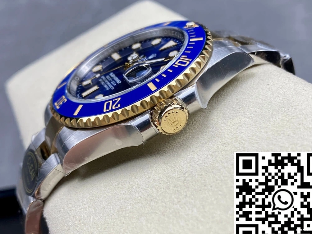 M126613LB-0002 Rolex 41MM Factory Clean Yellow Gold Submariner 0322